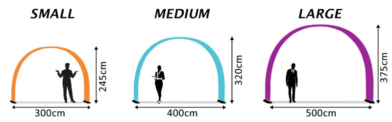 Bannerbow Sizes