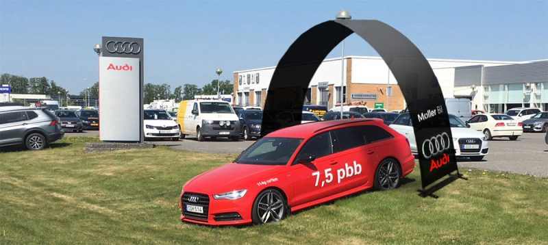 Audi Adopts Bannerbow : A Pan-European Portable Branding Solution