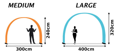 Event Arch Hybrid - Sizes